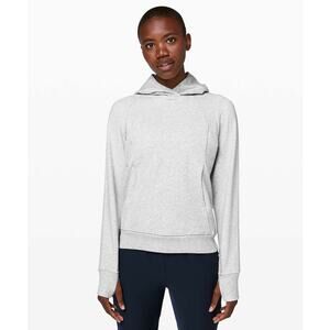 Lululemon Scuba Pullover Heathered Core Ultra Light Grey Size 10